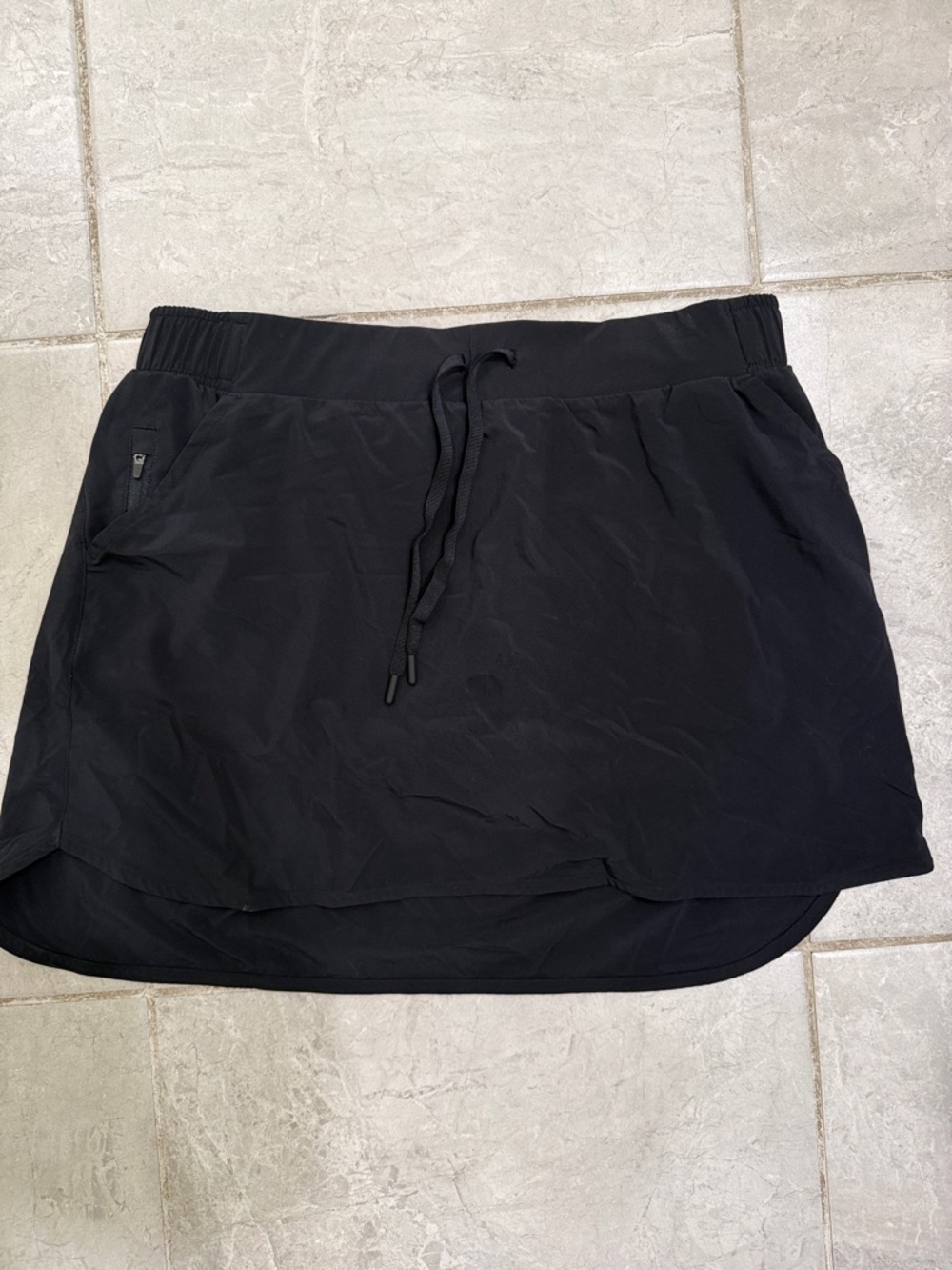 Black Athletic Skort